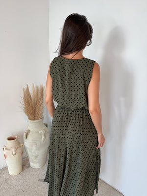 Olive Polka Set