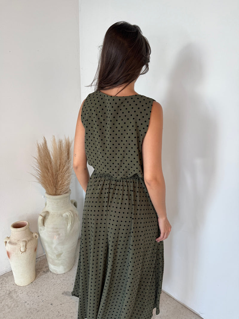 Olive Polka Set