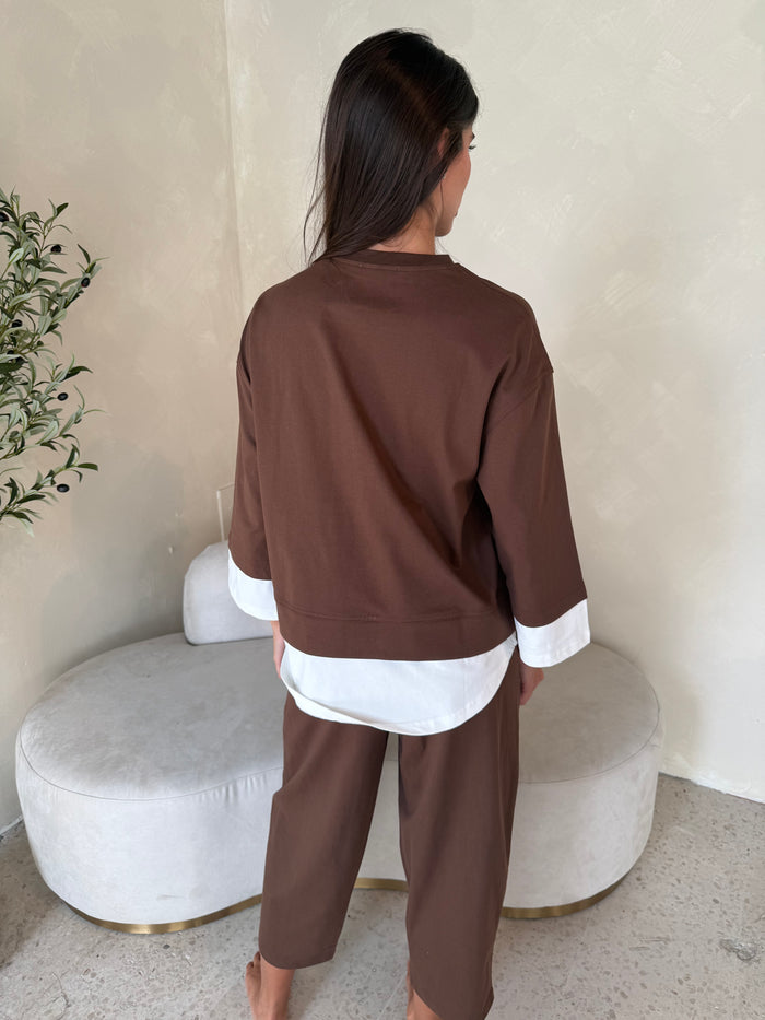 Layer 2pc Lounge Set Top & Pants