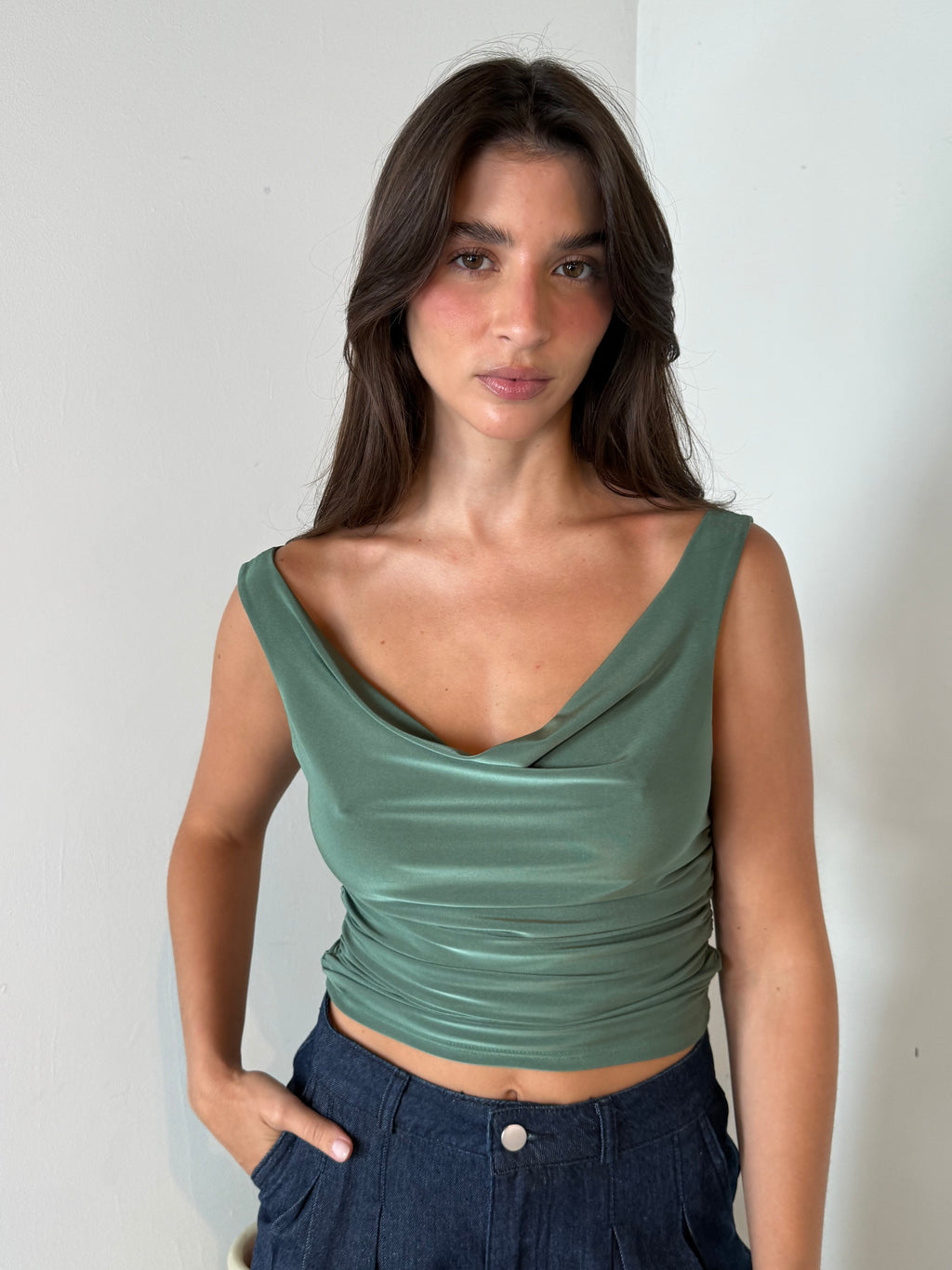 Kale Cowl Top