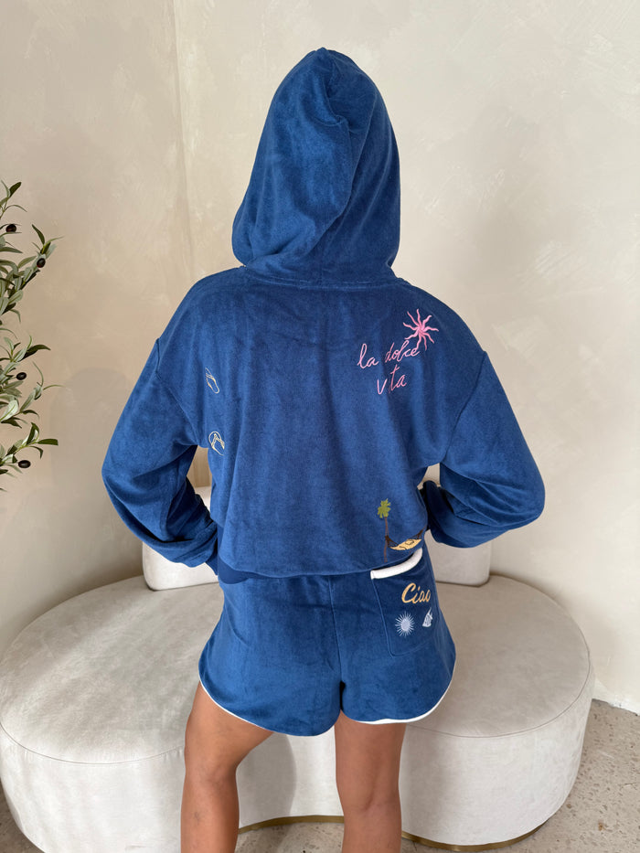 Terry Jacket & Short Set