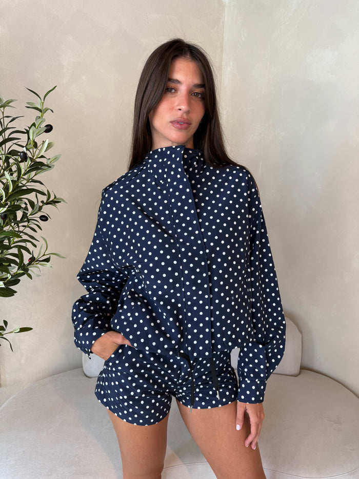 Polka Jacket & Short Set