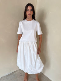 Balloon Midi Skirt