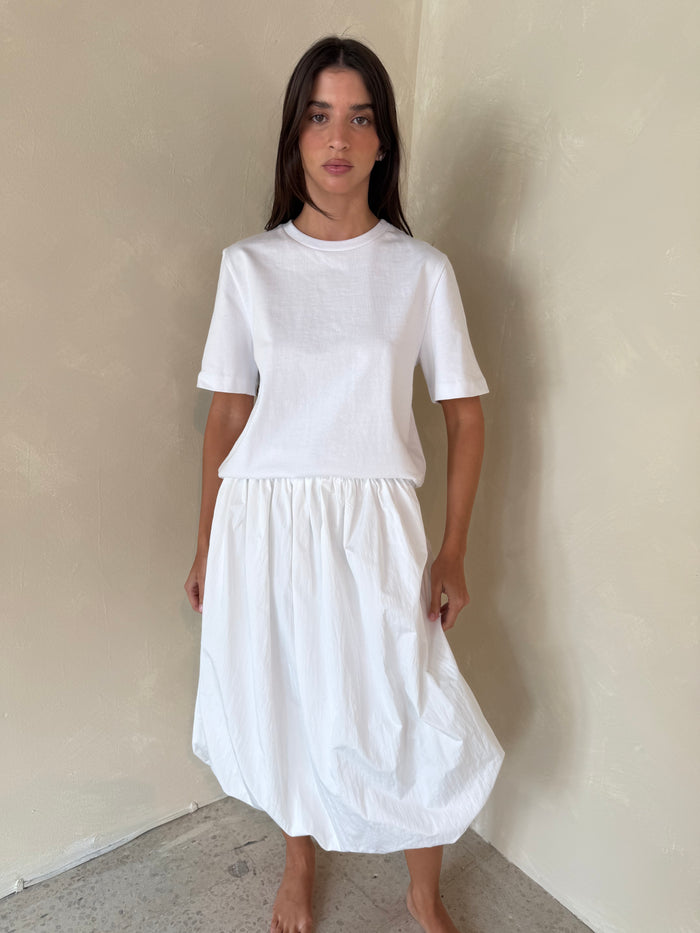 Balloon Midi Skirt