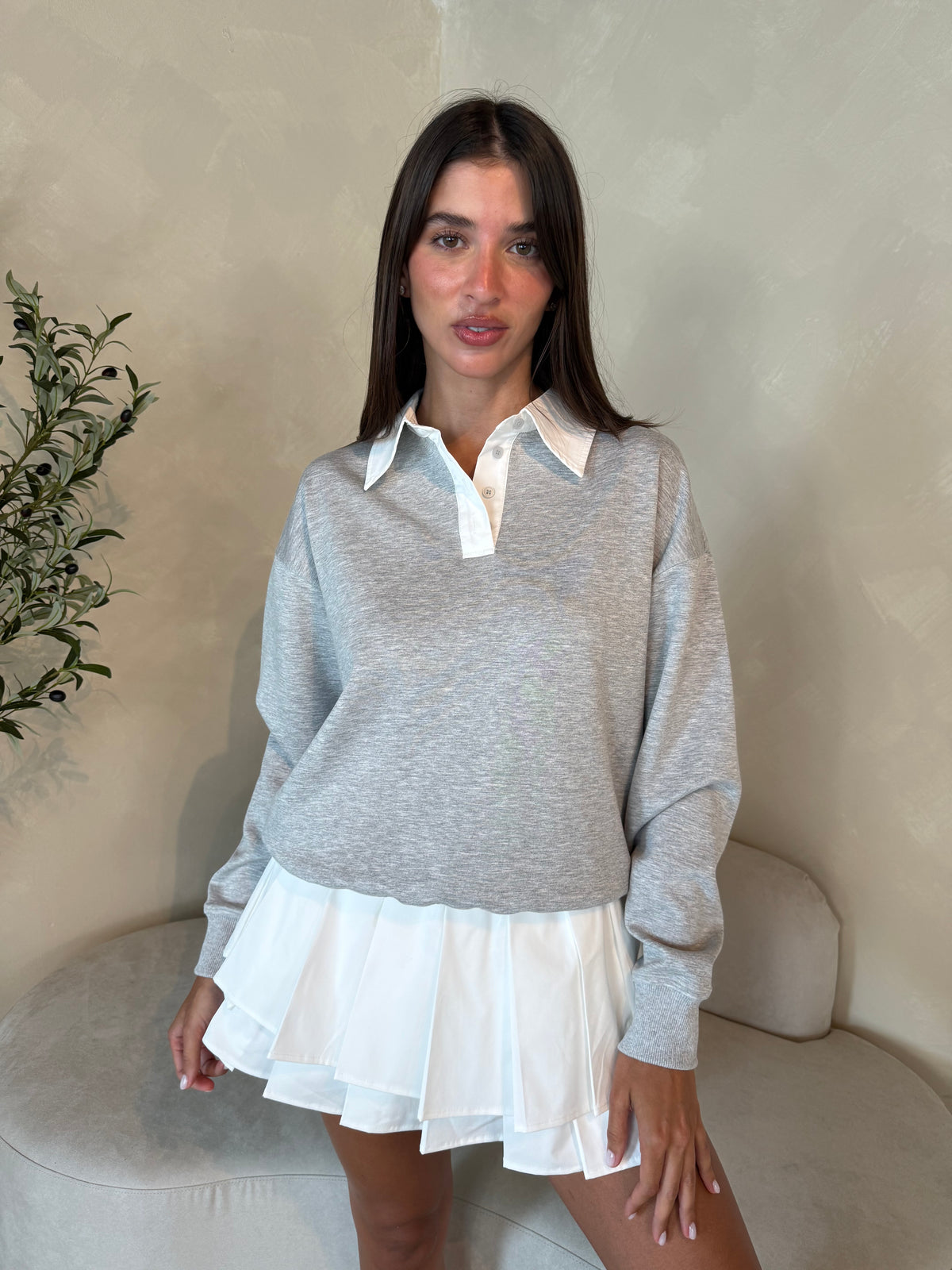 Scuba LS Top & Skort Set