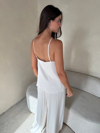 Cream Satin Set