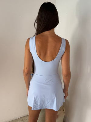 Sleeveless Wrap Tie Front Dress