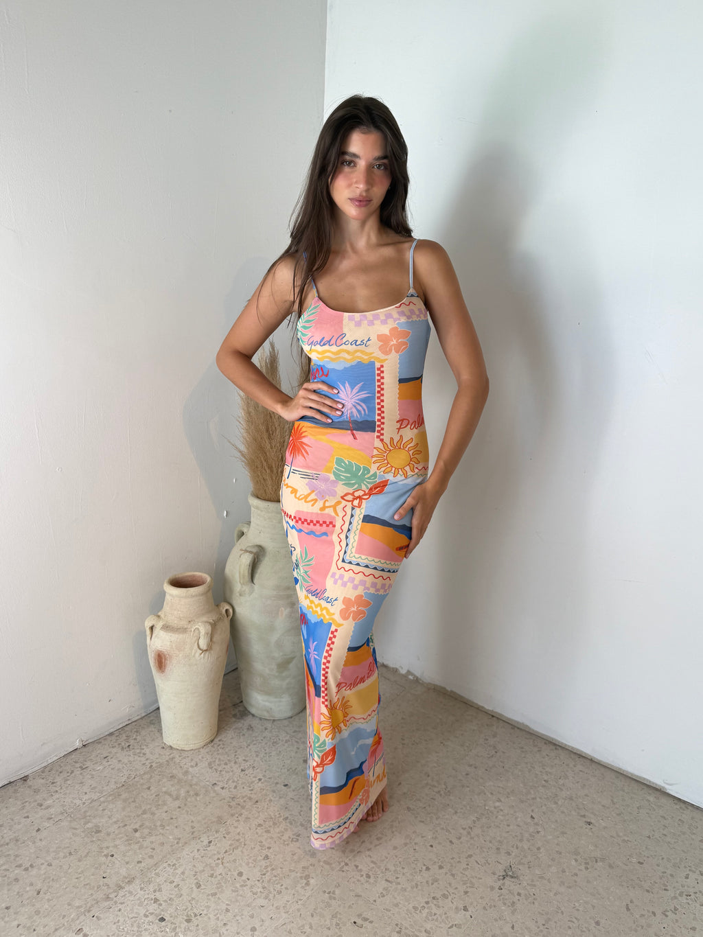 Beach Mesh Maxi Dress