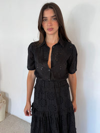 Eyelet Maxi Dress