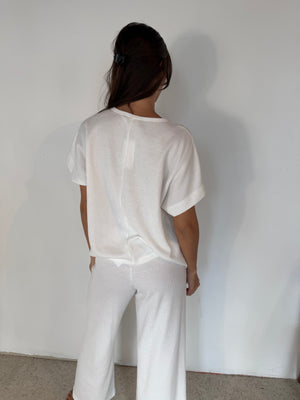 White Waffle Lounge Set