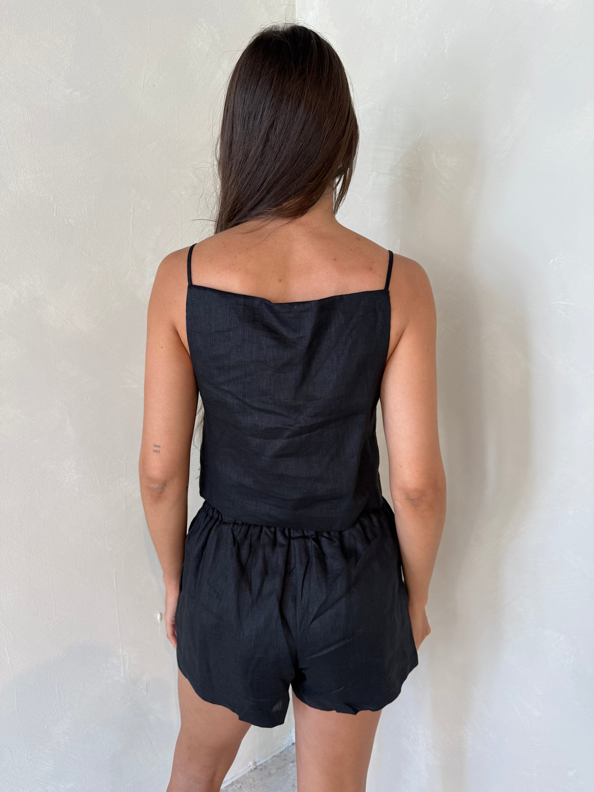 Black Linen Set