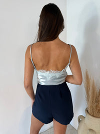 Navy Skort