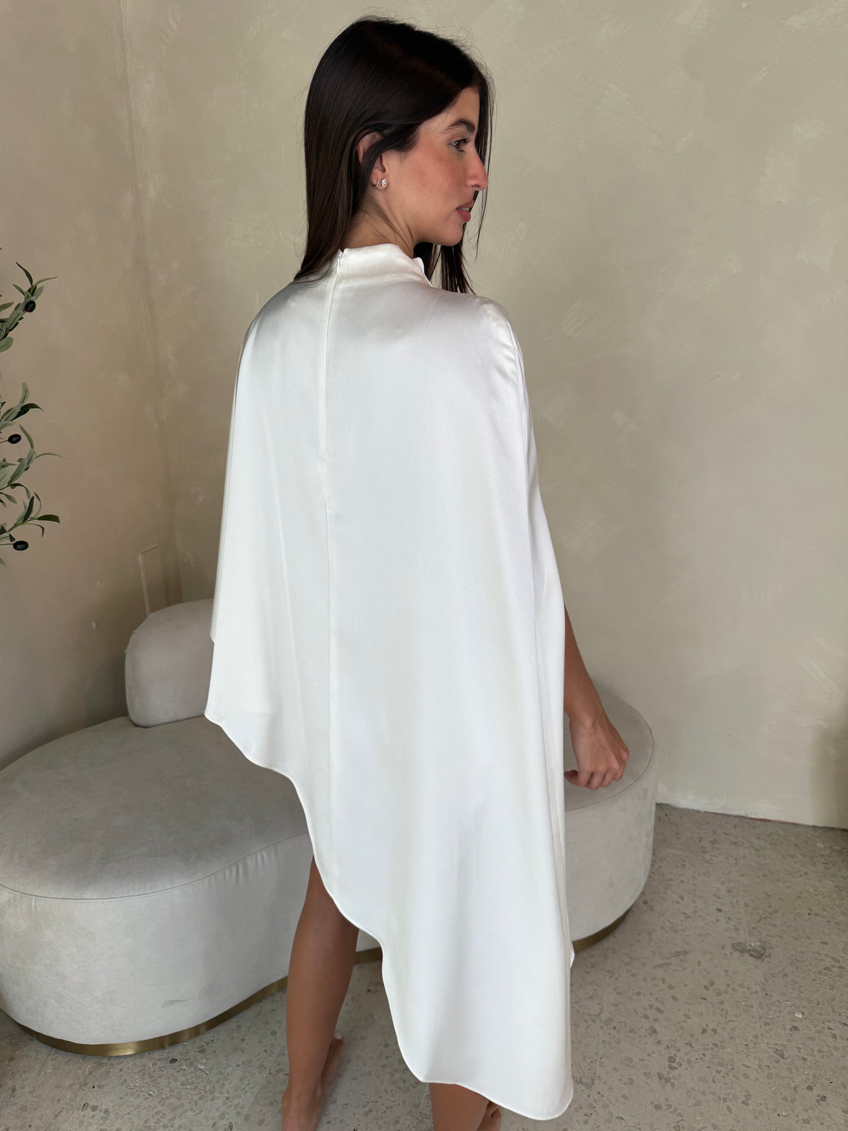 Satin Cape Top