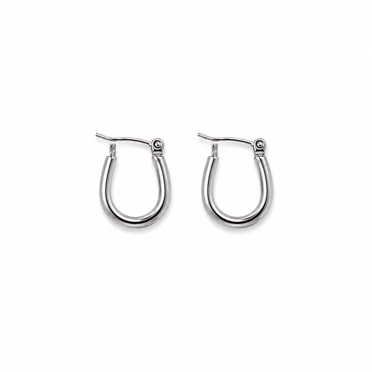 Mini Silver Hoop Earrings