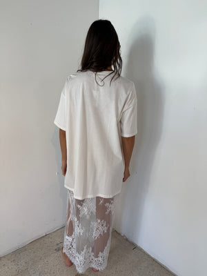 Tshirt Lace Dress