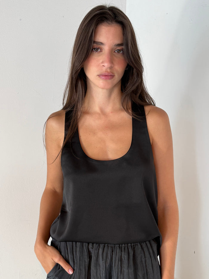 Satin Basic Top