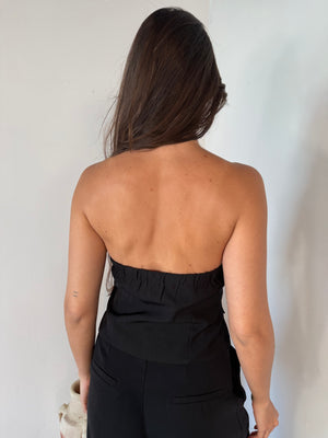 Black Tube Button Set