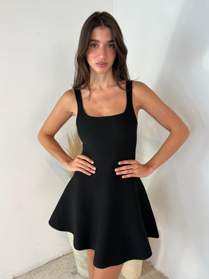 Eva Flare Knit Dress