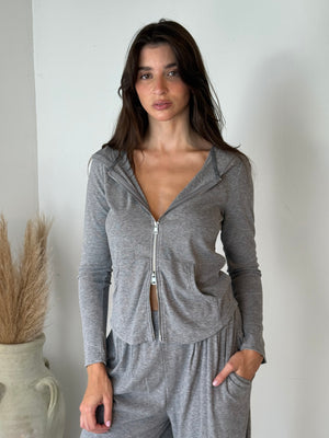 Heather Grey Travel Set