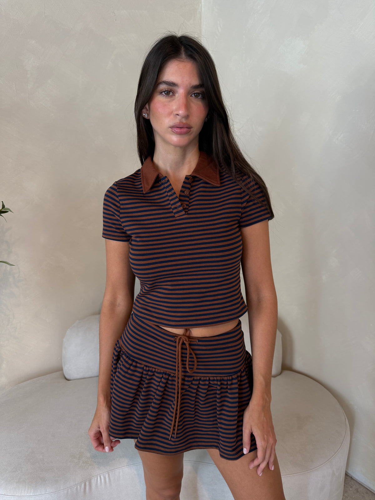 Brown Stripe Set