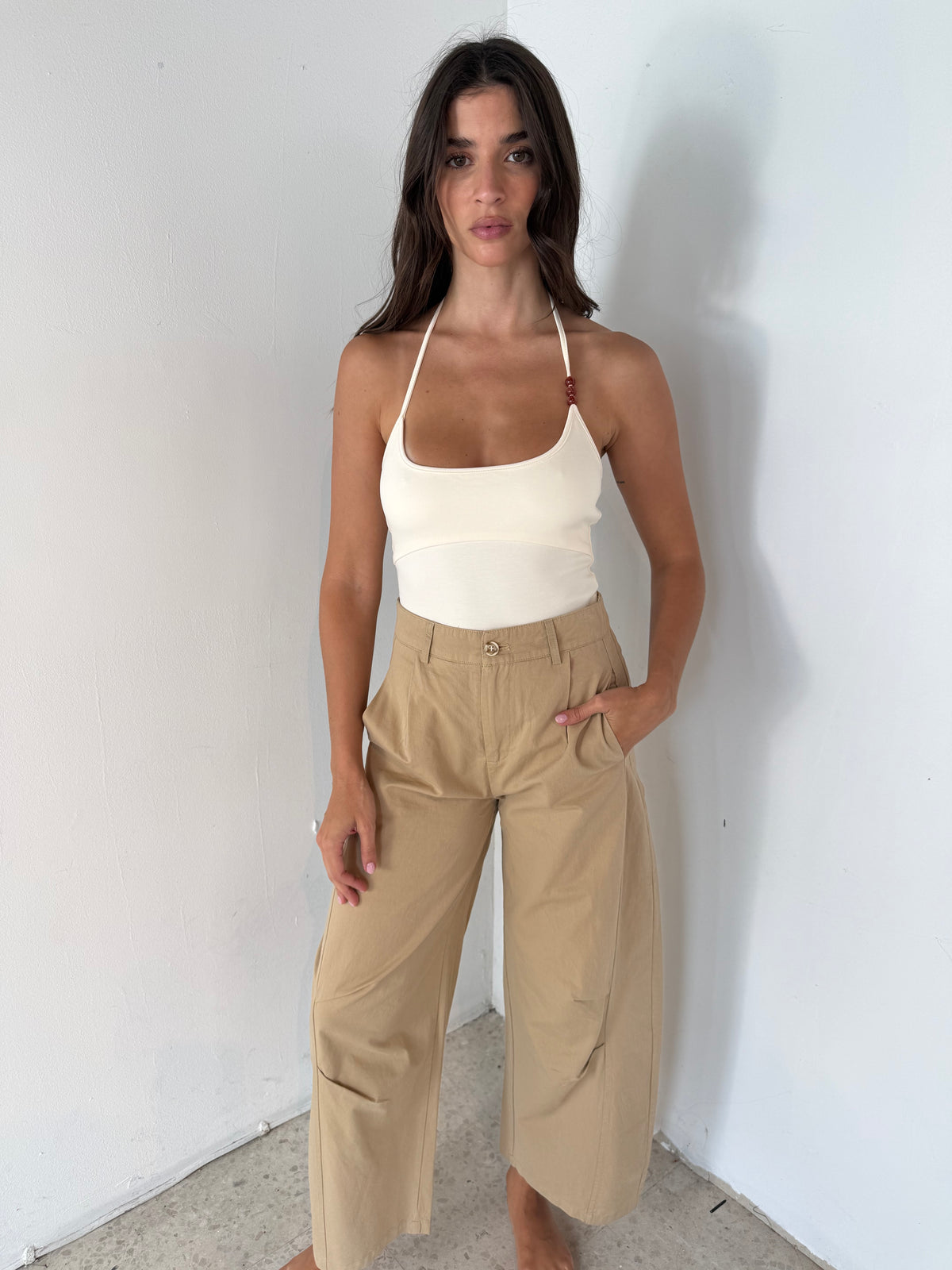 Casual Solid Pants