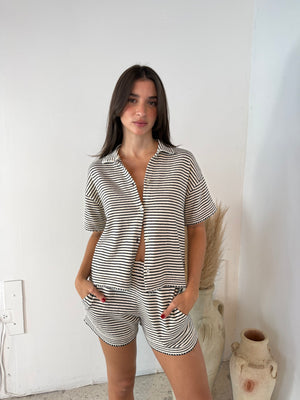 Knitted SS Stripe Set