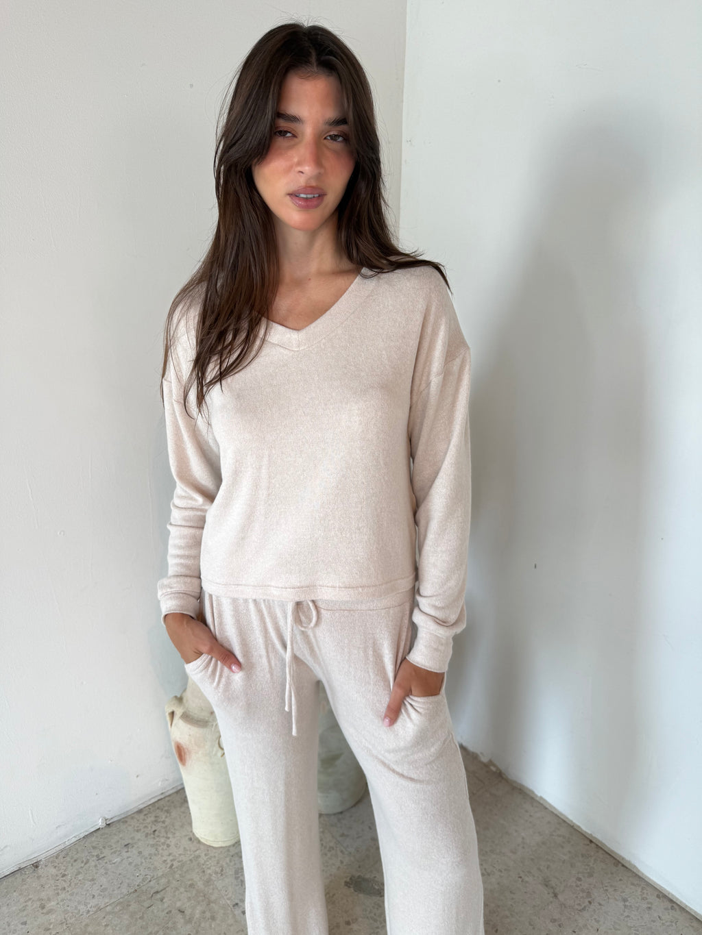 Hacci Beige Lounge Set