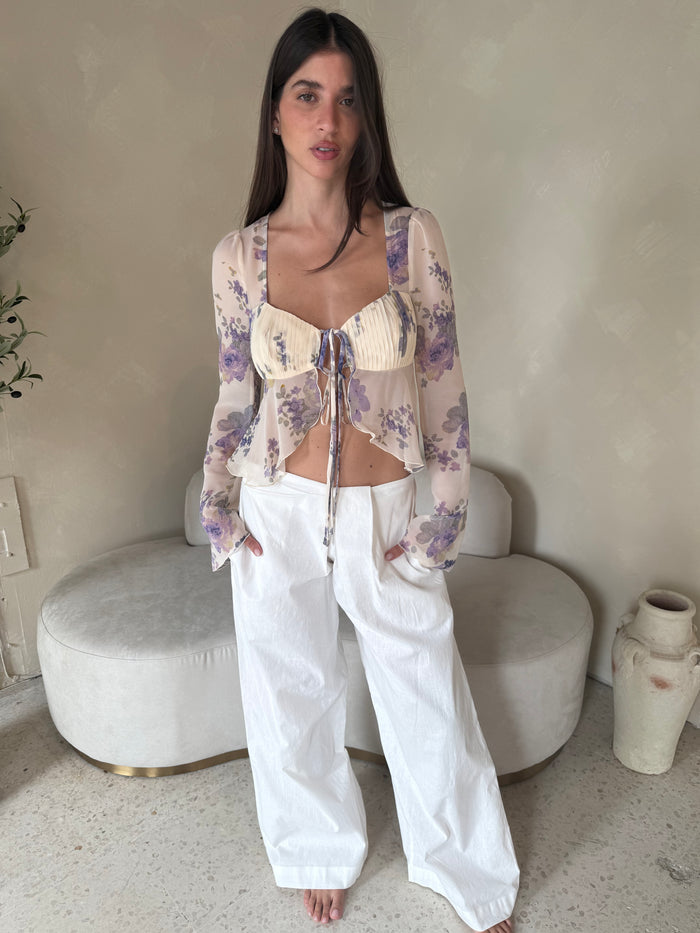 White Linen Pants