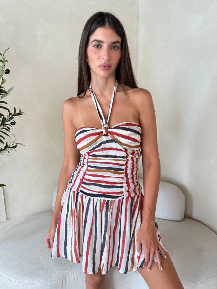 Stripe Mini Dress