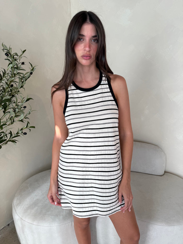Striped Mini Dress