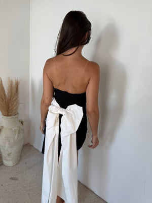 Tube Mini Dress with Bow