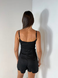 Linen Button Down Romper