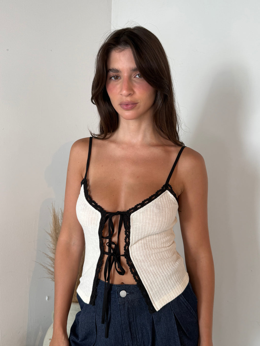 Bow Tie Strappy Top