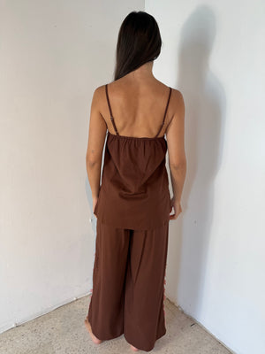 Choco Top & Pants Set