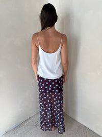 Polka Sheer Mesh Skirt