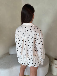 Polka Jacket & Short Set
