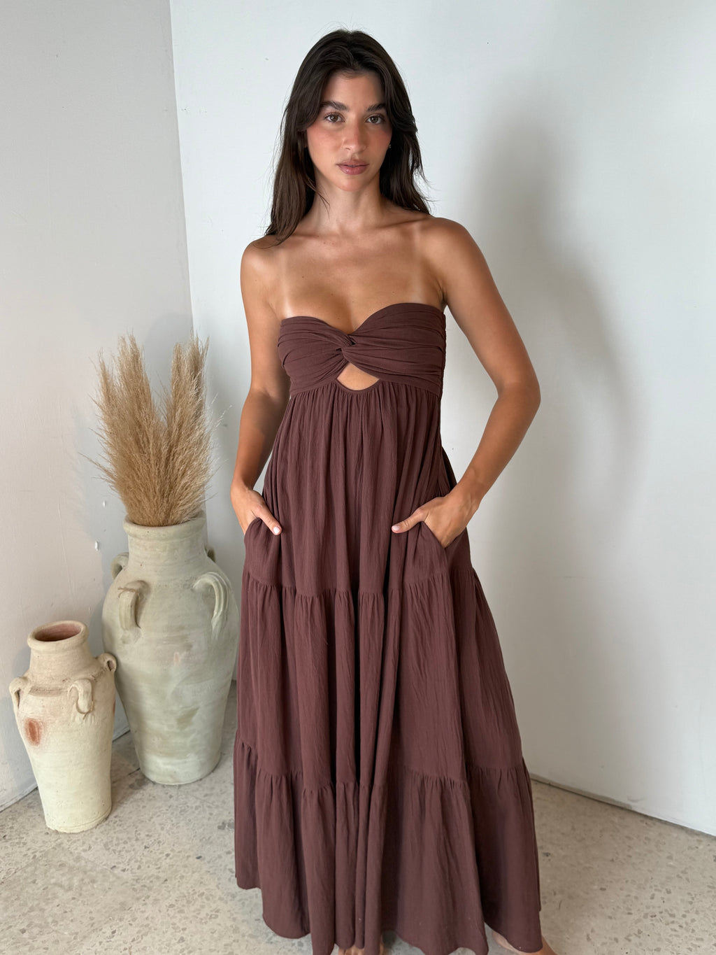 Strapless Maxi Dress