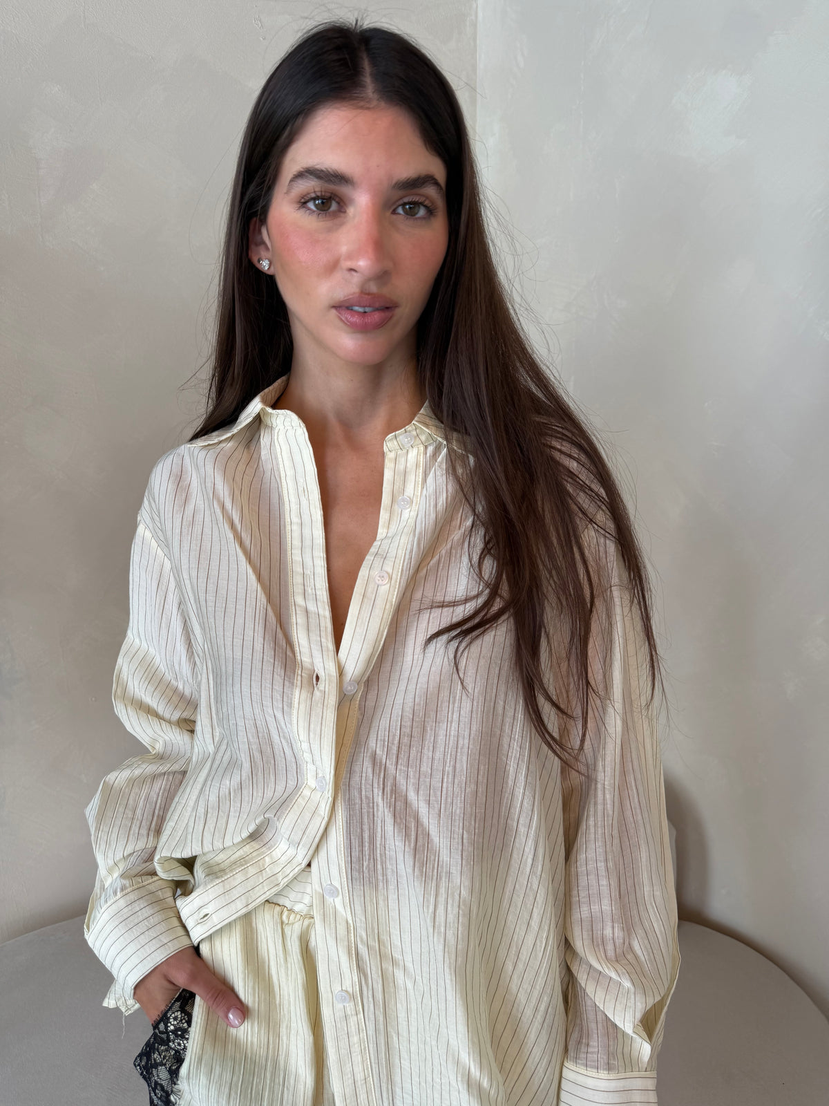 Butter Yellow LS Top