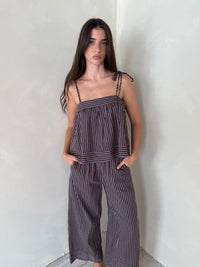 Stripe Top & Pant Set