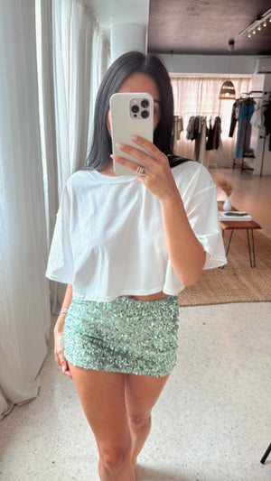Sequins Mini Skirt
