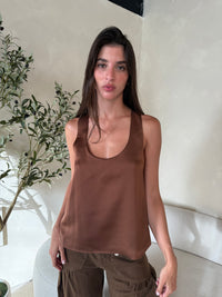 Satin Basic Top