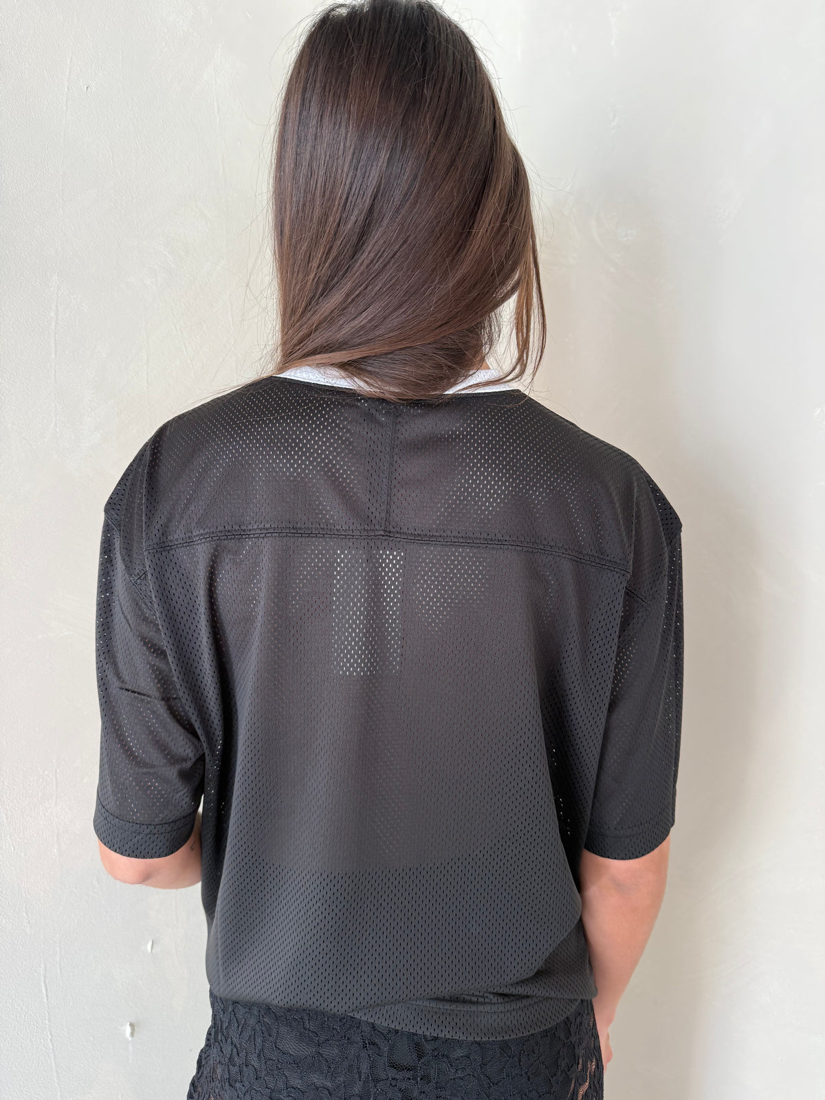 Black 89 Graphic Mesh Tee