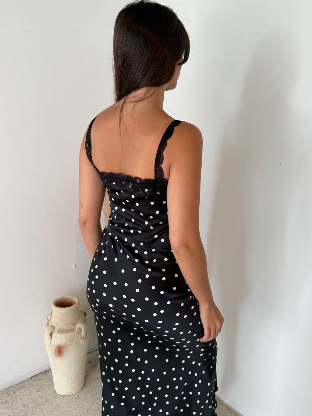 Polka Satin Set