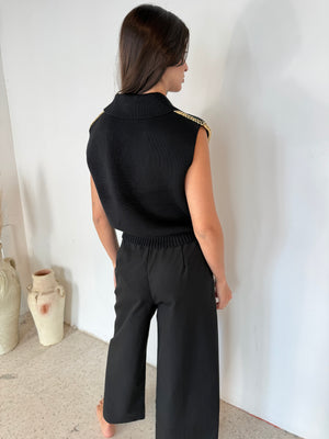 Elastic Band Long Pants