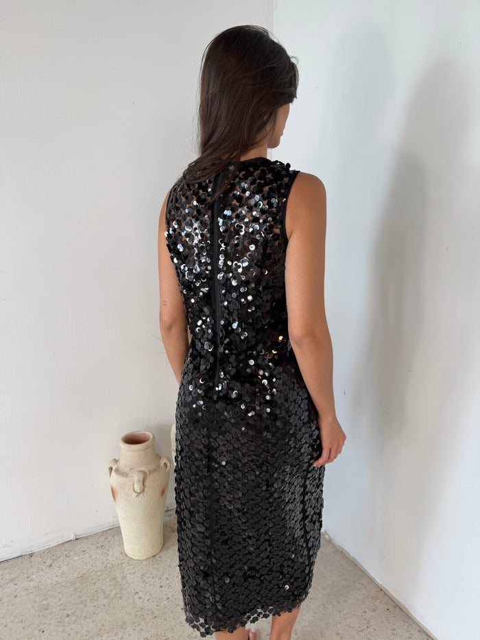 Sequin Midi Dress