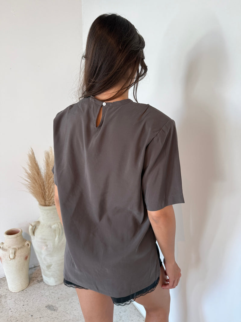 SS Top with Shoulder Pads