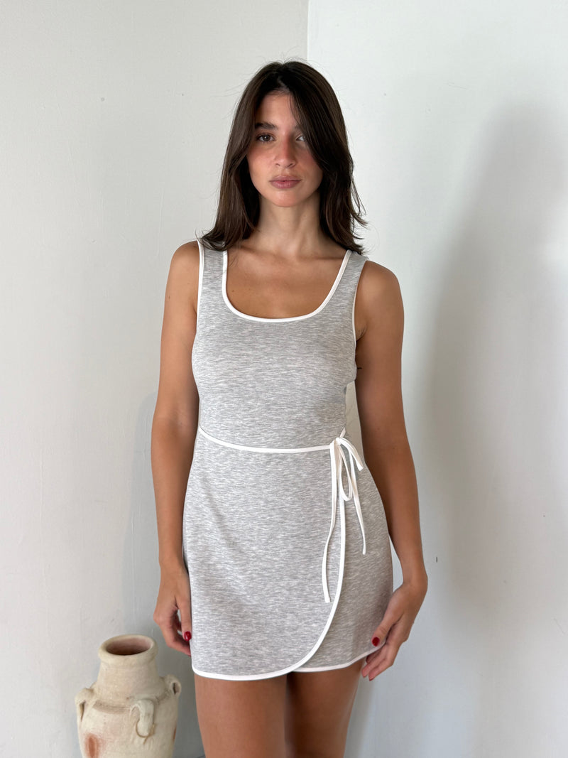 Scuba Terry Square Neck Romper