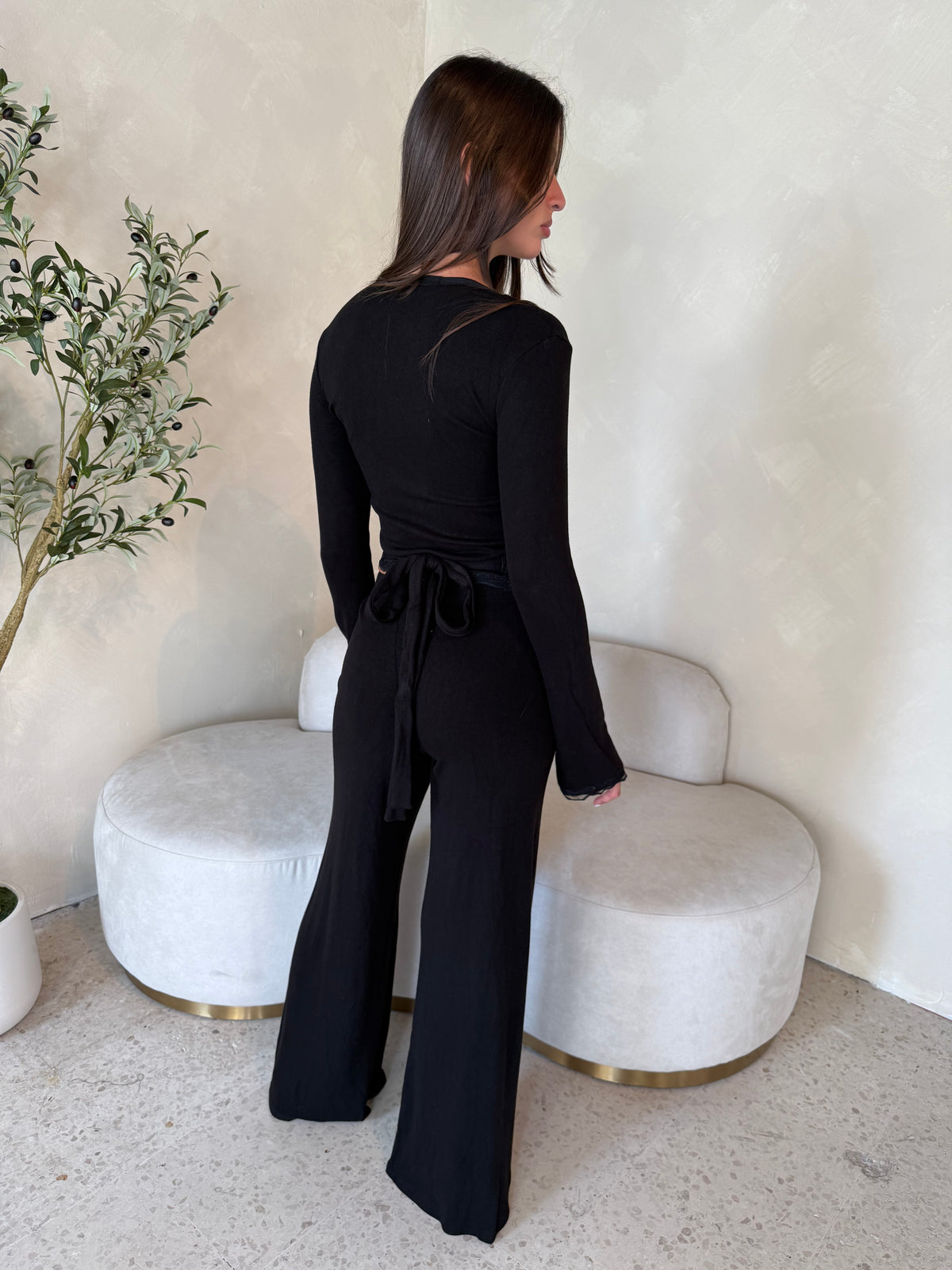 Wrap LS Top & Pant Set