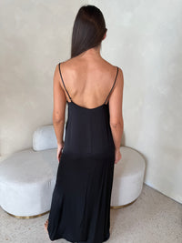 Satin Strappy Dress