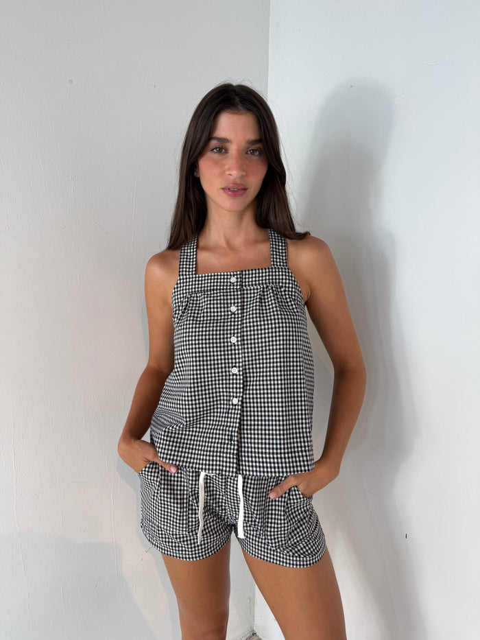 Myah Gingham Set